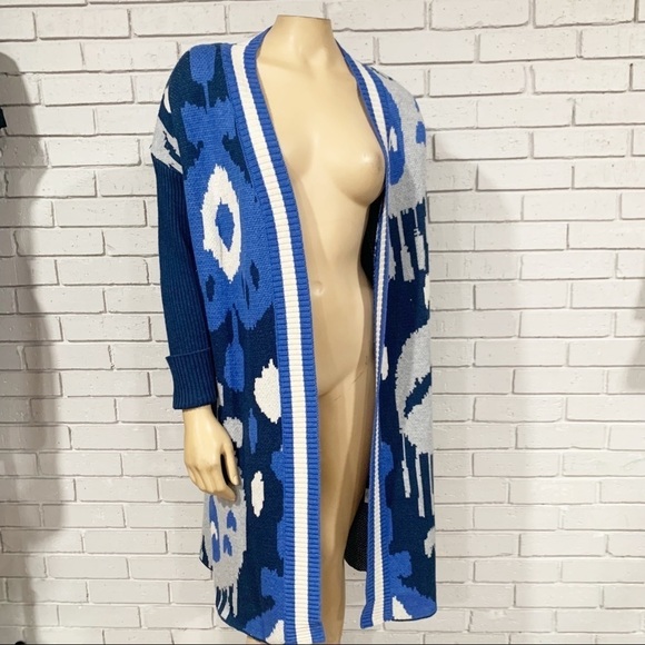 Vilagallo Women’s Stella Multicolor Mid-length Cardigan - Picture 8 of 9